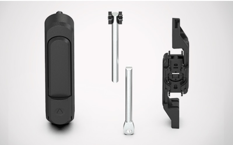 EMKA Beschlagteile locking systems and swinghandles