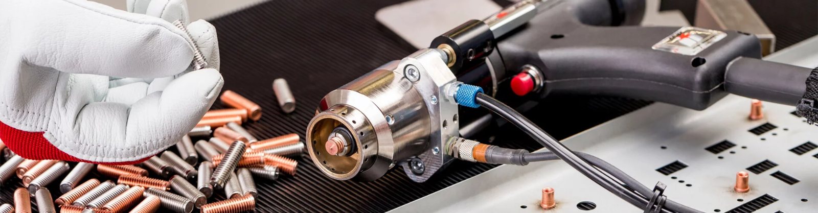 Soyer stud welding in use
